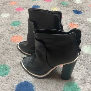 Top shop leather booties